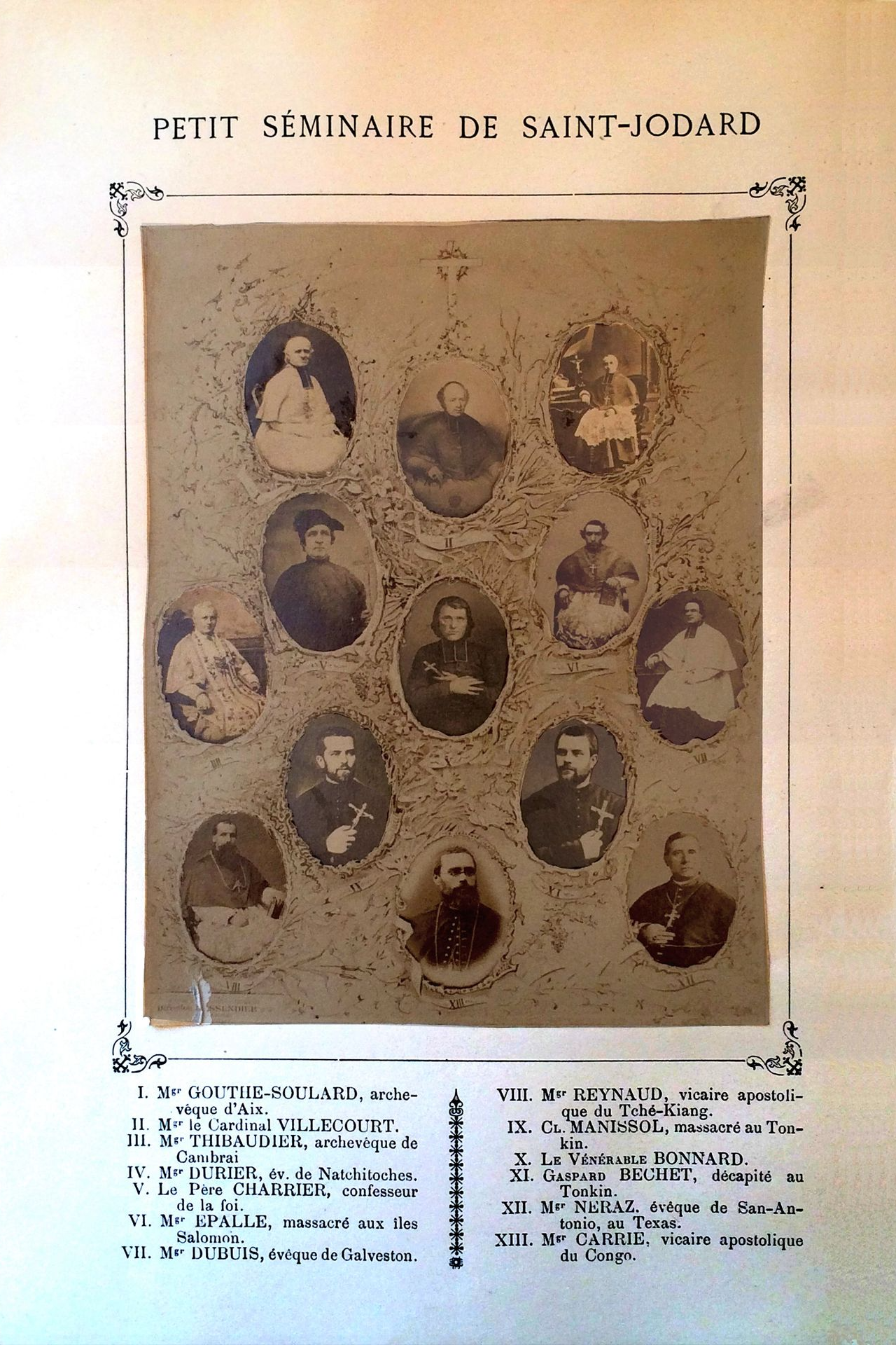 vénérables petit séminaire saint-jodard