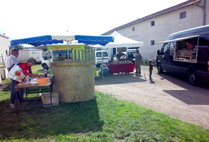 marché bio verchere pommiers forez